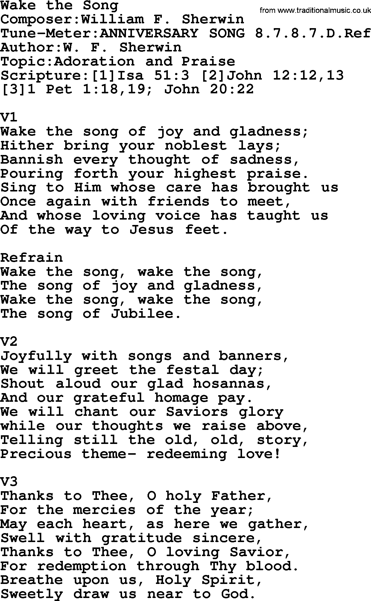 christian songs by topic