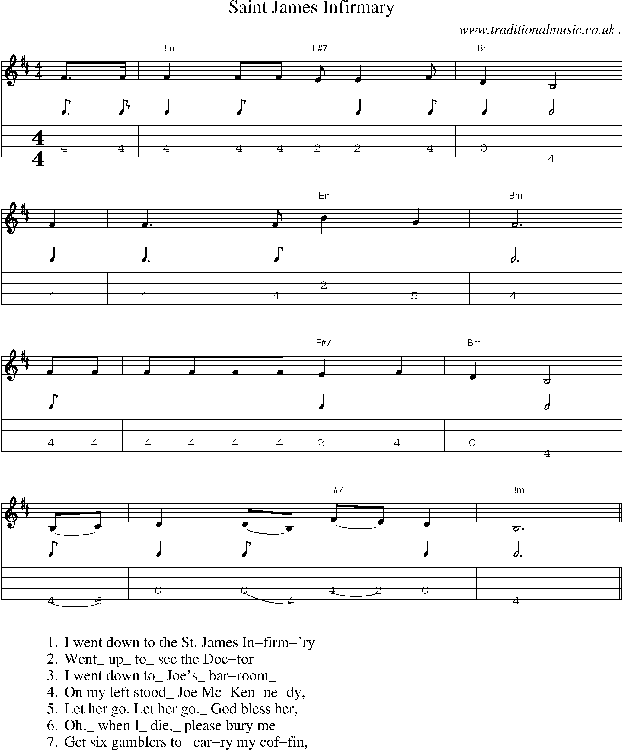 American Old-time music, Scores and Tabs for Mandolin - Saint 