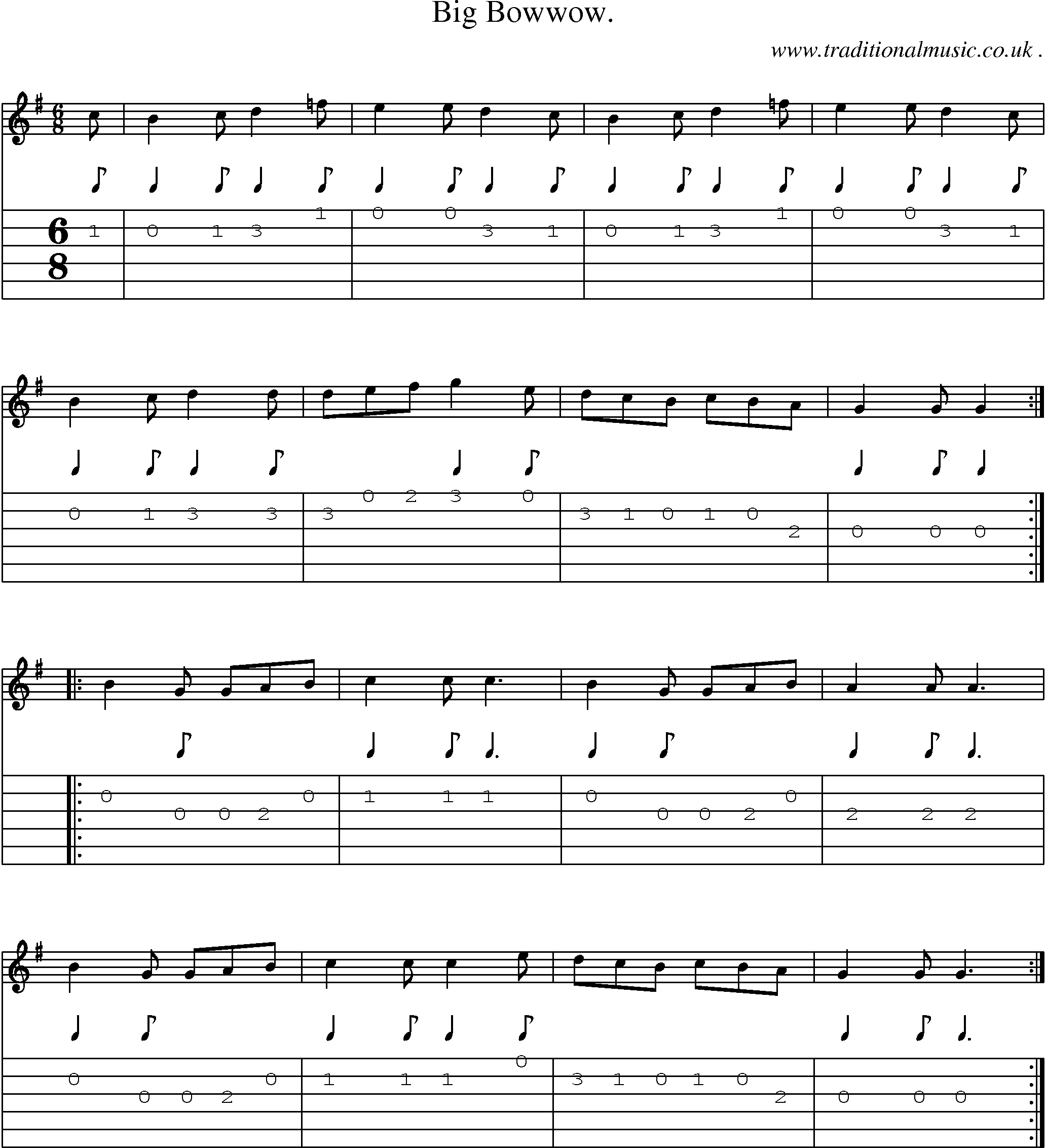 Sheet-Music and Guitar Tabs for Big Bowwow