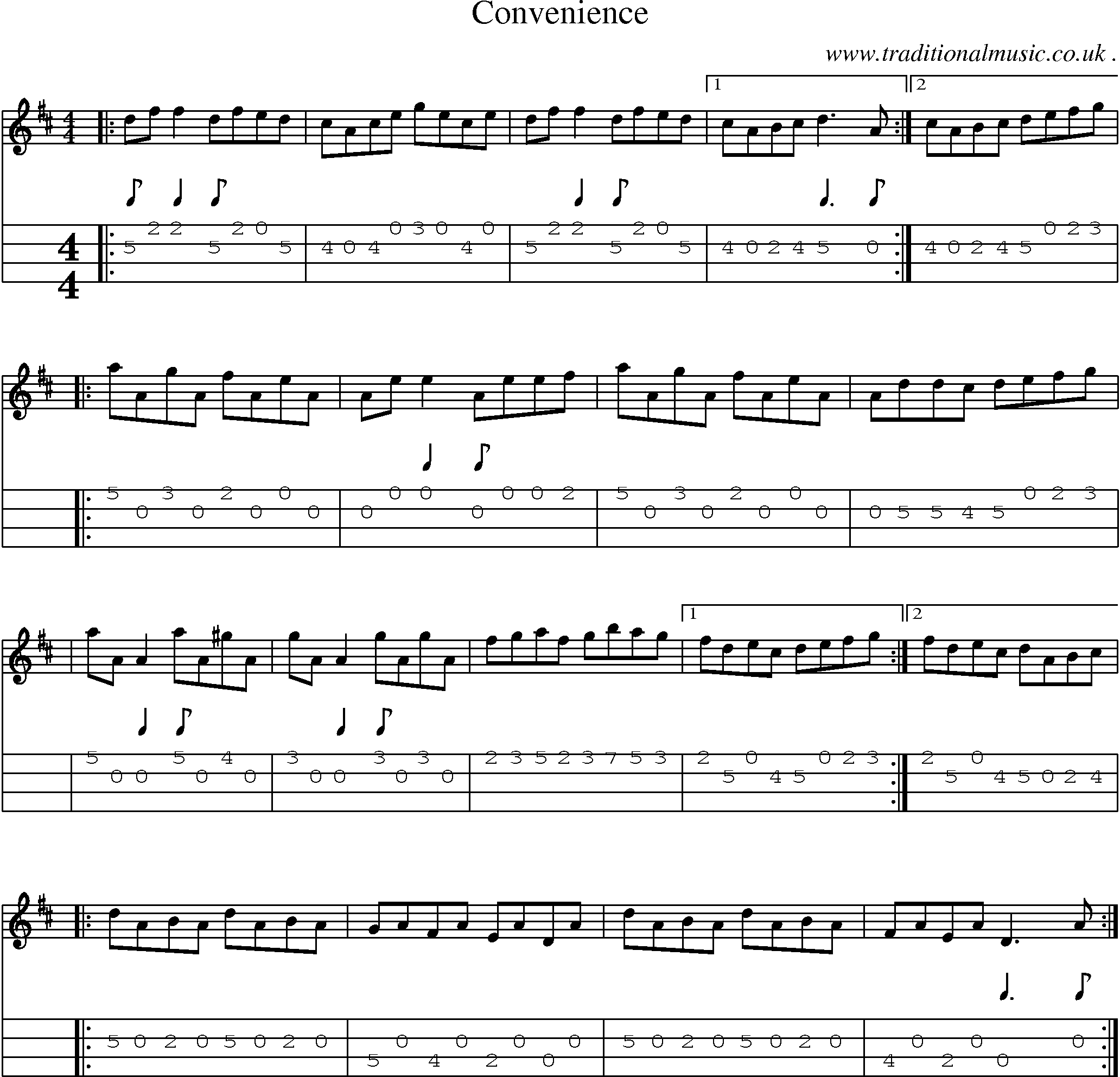 Sheet-Music and Mandolin Tabs for Convenience