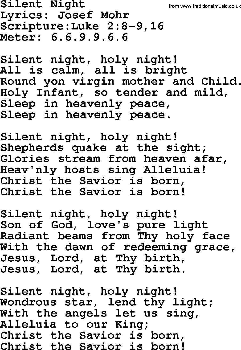 Silent Night Sheet Music Pdf Hymn - silent night free easy christmas piano musicsilent harmonica ...