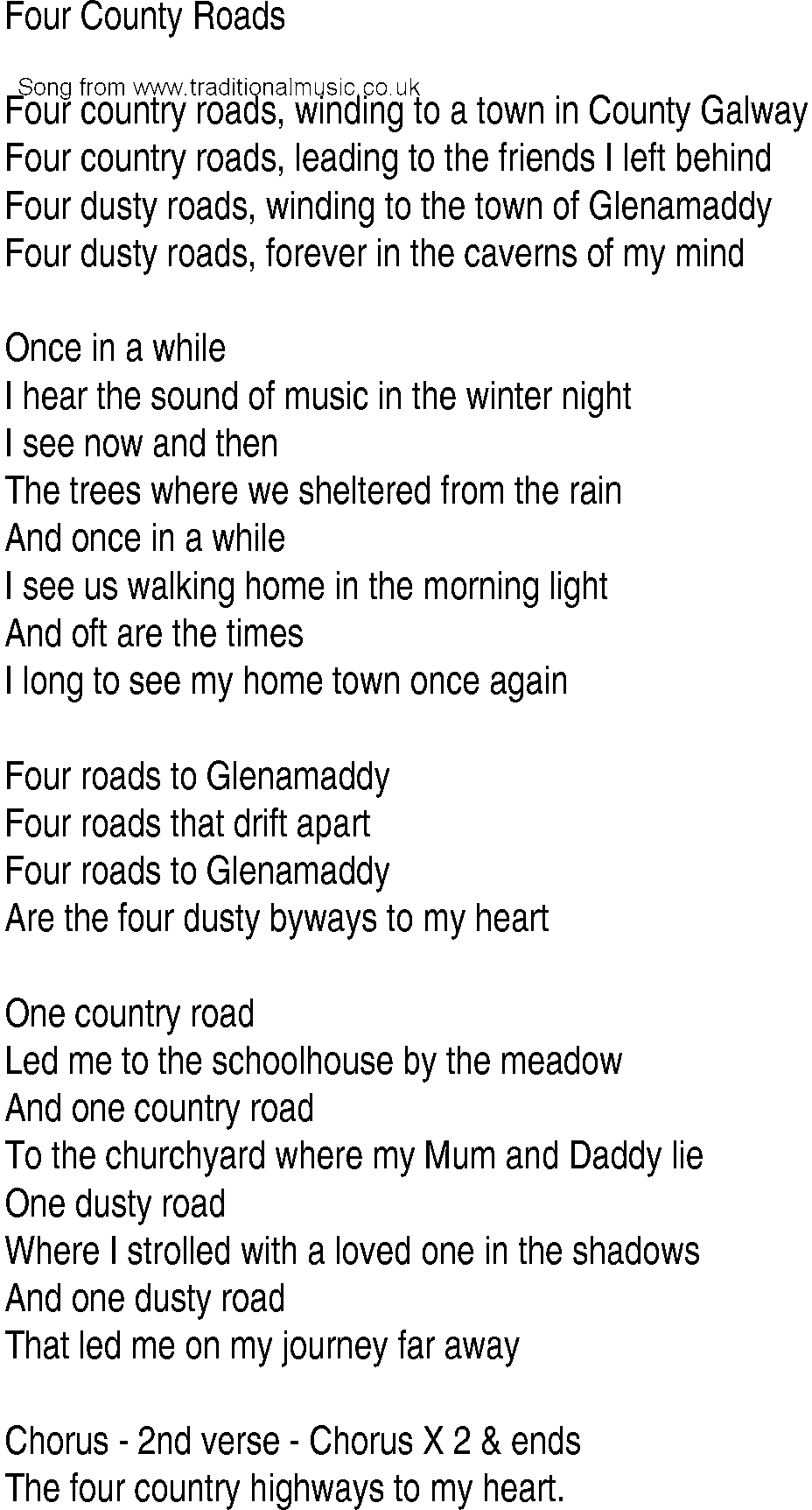 take me home country roads / lyrics