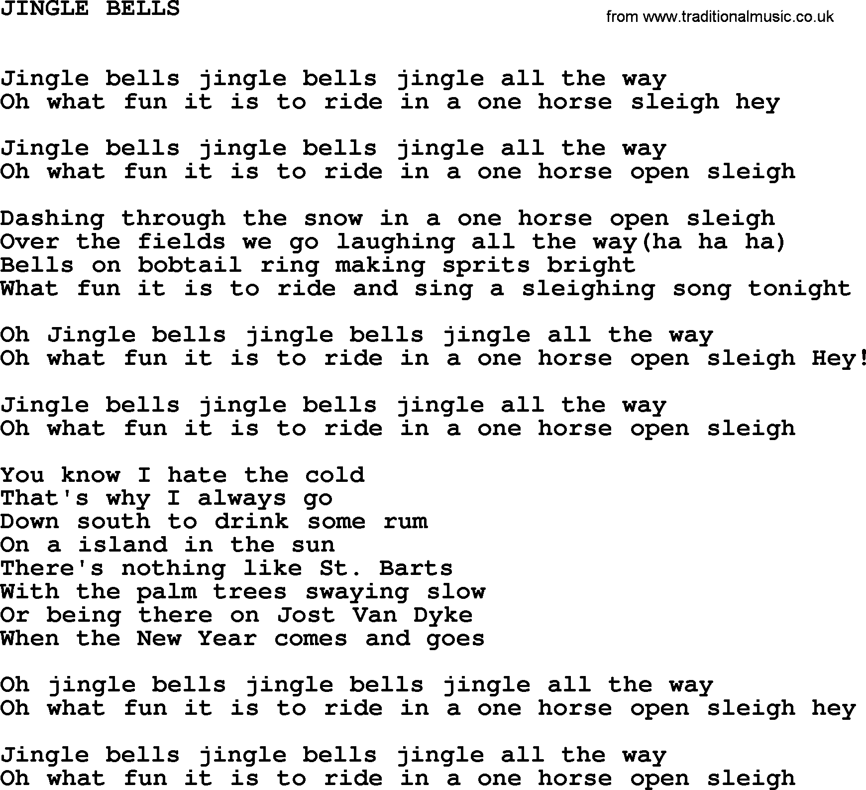 Jingle Bell Rock Song Lyrics Chords. 
