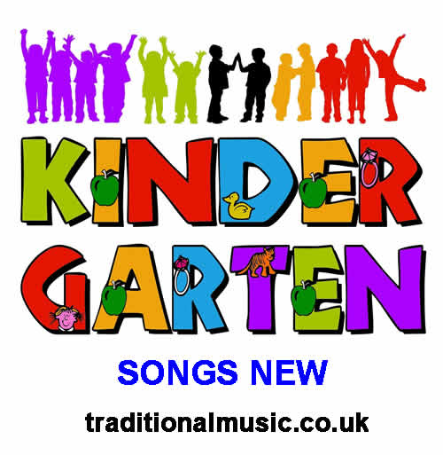 One hundred New Kindergarten Songs with lyrics & sheet music 