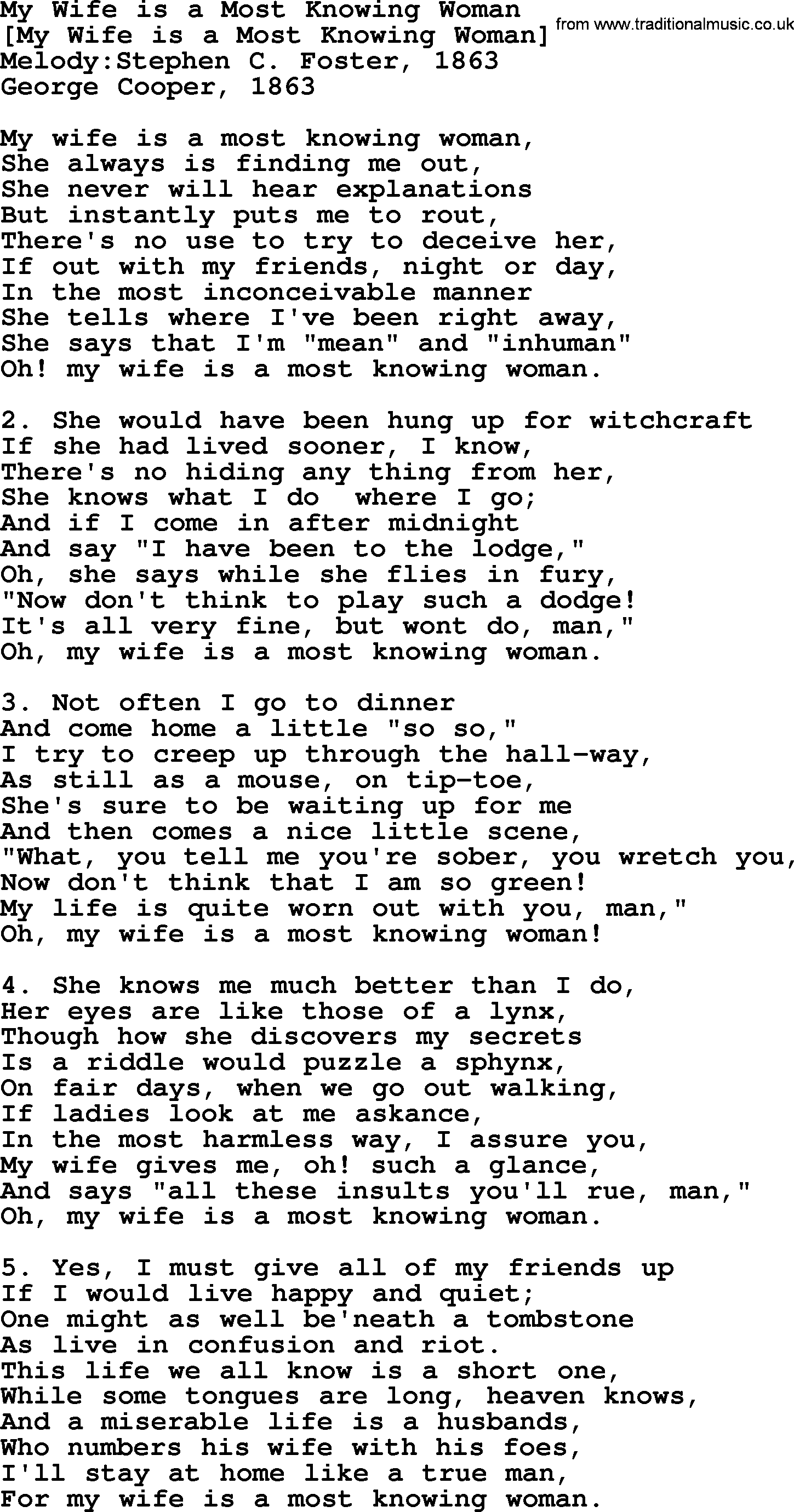 Woman lyrics