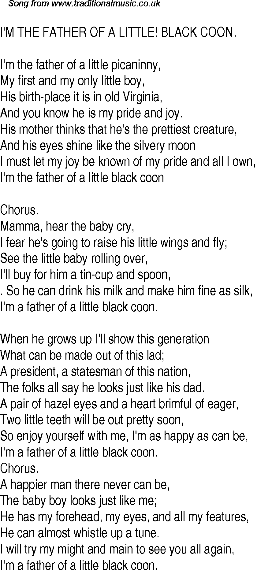 little black boy lyrics