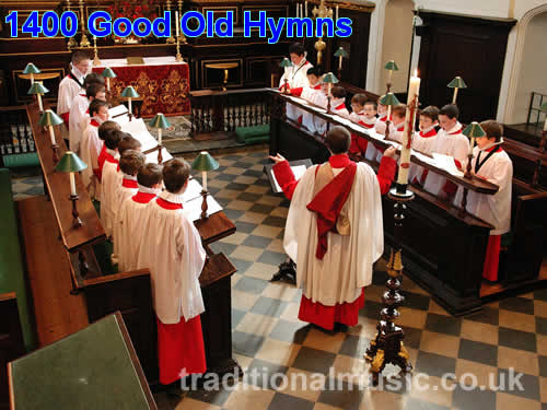 1400 Good Old Hymns with Sheet Music