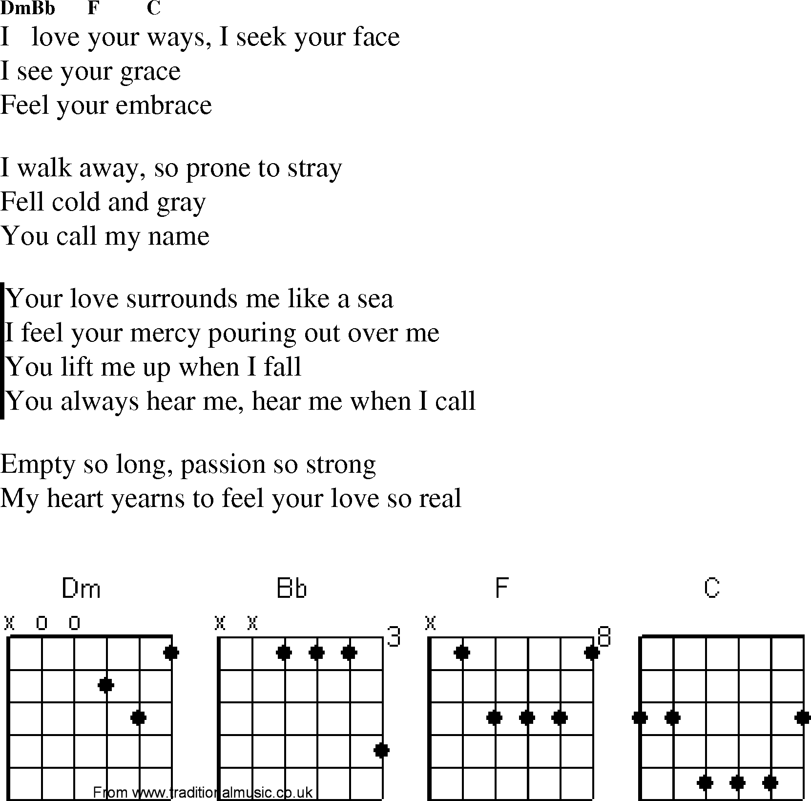 Gospel Song: your_love_surrounds, lyrics and chords.