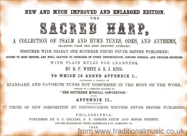 Sared Harp Shapenote Songbook