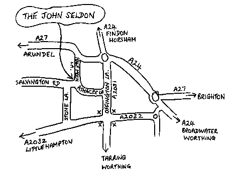 Map of John Seldon Pub