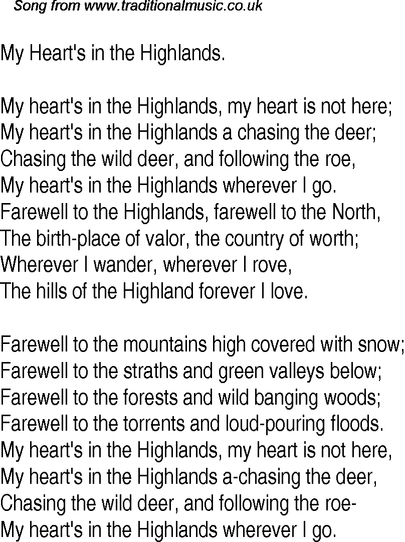 Wild bang. My Hearts in the Highlands Robert Burns текст. Стих my Heart's in the Highlands. My Hearts in the Highlands стихотворение.