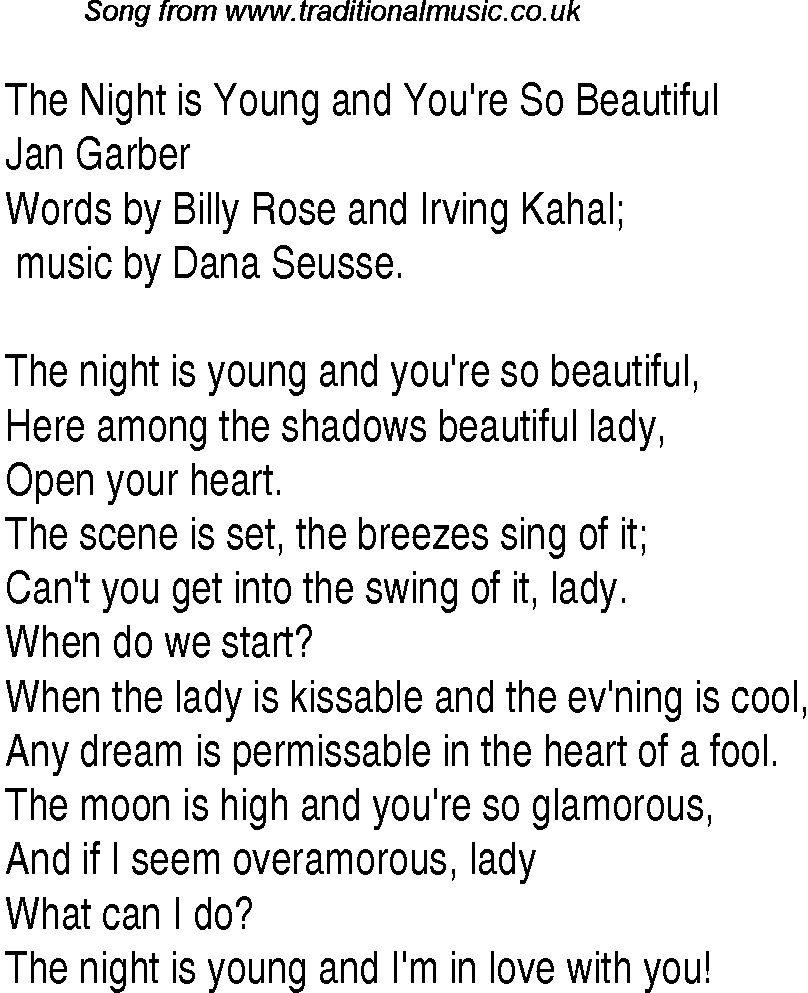 The song is beautiful