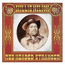 Willie Nelson album cover,Red-headed-stranger